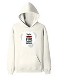 Pullover Hoodie | Unisex Regular Fit | Tri-Layer Cotton Blend | DTG | All-Season Comfort, Ribbed Cuff & Hem | Adults | Personalized | Bold | Self-improvement | Everyday | Determined - front - Off White - mockup 1