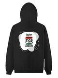 Pullover Hoodie | Unisex Regular Fit | Tri-Layer Cotton Blend | All-Season Comfort, Durable | Adults | Personalized | Bold | Self-improvement | Everyday | Determined - back - Black - mockup 2