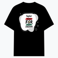 Cotton Stretch T-Shirt | Unisex Fit | 95% Cotton 5% Spandex Blend | DTG Print | Stretchable, Breathable, 240 GSM | Adult | Personalized | Bold | Self-improvement | Everyday | Determined - front - Black - mockup 1