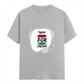 Female Classic Crew T-Shirt | Regular Fit | 180 GSM Bio-Washed Cotton Blend | Double Stitched Seam | Women's | Personalized | Bold | Self-improvement | Everyday | Determined - front - Grey Melange - mockup 1