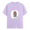 Female Classic Crew T-Shirt | Regular Fit | 180 GSM Bio-Washed Cotton Blend | Double Stitched Seam | Women's | Personalized | Bold | Self-improvement | Everyday | Determined - front - Lavender - mockup 1