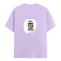 Female Classic Crew T-Shirt | Regular Fit | 180 GSM Bio-Washed Cotton Blend | Double Stitched Seam | Women's | Personalized | Bold | Self-improvement | Everyday | Determined - back - Lavender - mockup 2