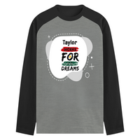 Male Raglan T-Shirt | Men's Regular Fit | 180 GSM Bio-Washed Cotton | Pre-Shrunk, Double Stitched | Full Sleeve | Personalized | Bold | Self-improvement | Everyday | Determined