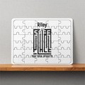 MDF Wooden Puzzles | 6x8 Inch | 30 Pieces | Durable MDF | Glossy Finish | Sublimation Print | Lightweight | Waterproof | Fade-Proof | Unisex | Personalized | Minimalist | Trust | Secrets | Everyday | Trusting - front - White - mockup 1