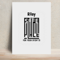Metal Posters | 8x11.7 & 11.7x15.7 in | 1mm Thick Metal | Magnetic Mount, Waterproof, Glossy Finish | Unisex Home Decor | Personalized | Minimalist | Trust | Secrets | Everyday | Trusting - front - White - mockup 1
