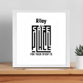Framed Poster | Multiple Sizes & Frame Colors | 300 GSM Art Paper, Laminated | Fade-Proof Digital Print, Mounting Kit Included | Unisex | Personalized | Minimalist | Trust | Secrets | Everyday | Trusting - front_14x14In - 14x14In - mockup 9