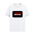 Ringer T-shirt | Unisex | DTG Print | Contrast Trim | Men's, Women's | Personalized | DTG | Bold | Rebellion | Defiance | Everyday | Defiant - front - White Black - mockup 1