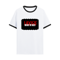 Ringer T-shirt | Unisex Regular Fit | 100% Cotton DTF/DTG | Contrast Rib Neck Bio Washed Pre-Shrunk | Adults | Personalized | DTF | Bold | Rebellion | Defiance | Everyday | Defiant