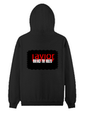 Pullover Hoodie | Unisex Regular Fit | Tri-Layer Cotton Blend | DTG Print Ready | Adults | Personalized | DTG | Bold | Rebellion | Defiance | Everyday | Defiant - back - Black - mockup 2