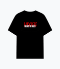 Cotton Stretch T-Shirt | Unisex Adult | 95% Cotton 5% Spandex Blend | 240 GSM, Breathable, Flexible | DTF Print Ready | Personalized | DTF | Bold | Rebellion | Defiance | Everyday | Defiant - back - Black - mockup 2