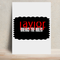 Metal Posters | 8x11.7 & 11.7x15.7 in | 1mm Thick Metal | Magnetic Mount, Waterproof, Glossy Finish | Unisex Home Decor | Personalized | Bold | Rebellion | Defiance | Everyday | Defiant - front - White - mockup 1