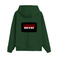 Oversized Hoodie | Unisex Relaxed Fit | 400 GSM Cotton Blend | DTG Printed | Drop Shoulder, Pre-Shrunk | Adults | Personalized | DTG | Bold | Rebellion | Defiance | Everyday | Defiant - back - Bottle Green - mockup 2