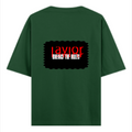 Oversized Classic T-Shirt | Unisex Fit | 100% Super-Combed Cotton | Pre-Shrunk, Double-Stitched | Adults | Personalized | DTF | Bold | Rebellion | Defiance | Everyday | Defiant - back - Bottle Green - mockup 2