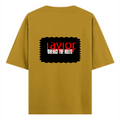 Oversized Classic T-Shirt | Unisex Fit | 100% Super-Combed Cotton | Pre-Shrunk, Double-Stitched | Adults | Personalized | DTF | Bold | Rebellion | Defiance | Everyday | Defiant - back - Mustard Yellow - mockup 2