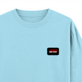 Oversized Classic T-Shirt | Unisex Fit | 100% Super-Combed Cotton | Pre-Shrunk, Double-Stitched | Adults | Personalized | DTF | Bold | Rebellion | Defiance | Everyday | Defiant - right pocket - Baby Blue - mockup 4