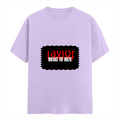 Female Classic Crew T-Shirt | Women's Regular Fit | 180 GSM Bio-Washed Cotton | Double Stitched, Pre-Shrunk | Personalized | DTG | Bold | Rebellion | Defiance | Everyday | Defiant - front - Lavender - mockup 1