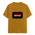 Men's Classic Crew T-Shirt | Regular Fit | 180 GSM Bio-Washed Cotton | DTF Print Ready | Pre-Shrunk, Durable | Personalized | DTF | Bold | Rebellion | Defiance | Everyday | Defiant - front - Mustard Yellow - mockup 1