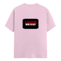 Men's Classic Crew T-Shirt | Regular Fit | 180 GSM Bio-Washed Cotton | DTF Print Ready | Pre-Shrunk, Durable | Personalized | DTF | Bold | Rebellion | Defiance | Everyday | Defiant - back - Light Baby Pink - mockup 2