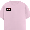 Men's Classic Crew T-Shirt | Regular Fit | 180 GSM Bio-Washed Cotton | DTF Print Ready | Pre-Shrunk, Durable | Personalized | DTF | Bold | Rebellion | Defiance | Everyday | Defiant - right pocket - Light Baby Pink - mockup 4