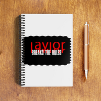 NotePad | A5 Size | Digital Print | 120 Pages | Unisex | Personalized | Bold | Rebellion | Defiance | Everyday | Defiant