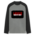 Male Raglan T-Shirt | Regular Fit Men's | 180 GSM Bio-Washed Cotton | DTF Print | Double Stitched Seams | Personalized | DTF | Bold | Rebellion | Defiance | Everyday | Defiant - front - mockup 1