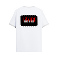 Ringer T-shirt | Unisex Fit | 100% Cotton DTG Print | Contrast Rib Neck | Adults | Personalized | DTG | Bold | Rebellion | Defiance | Everyday | Defiant - back - White Black - mockup 2