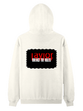 Pullover Hoodie | Unisex Regular Fit | Tri-Layer Cotton Blend | All-Season Comfort & Durable | Unisex | Personalized | DTG | Bold | Rebellion | Defiance | Everyday | Defiant - back - Off White - mockup 2