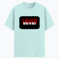 Cotton Stretch T-Shirt | Unisex Fit | 95% Cotton 5% Spandex Blend | DTG Print | Stretchable, Breathable, 240 GSM | Adults | Personalized | DTG | Bold | Rebellion | Defiance | Everyday | Defiant - front - Mint - mockup 1