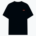 Cotton Stretch T-Shirt | Unisex Fit | 95% Cotton 5% Spandex Blend | Stretchable, Breathable | Adults | Personalized | DTG | Bold | Rebellion | Defiance | Everyday | Defiant - left pocket - Navy Blue - mockup 3