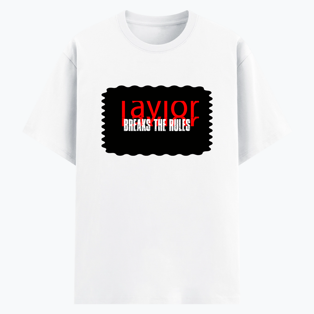 Cotton Stretch T-Shirt | Unisex Fit | 95% Cotton 5% Spandex Blend | DTG Print | Stretchable, Breathable, 240 GSM | Adult | Personalized | DTG | Bold | Rebellion | Defiance | Everyday | Defiant - front - White - mockup 1