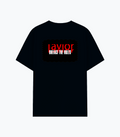 Cotton Stretch T-Shirt | Unisex Fit | 95% Cotton 5% Spandex Blend | Stretchable, Breathable | Adults | Personalized | DTG | Bold | Rebellion | Defiance | Everyday | Defiant - DTG Print - back - Navy Blue - mockup 2