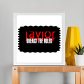 Framed Poster | Multiple Sizes & Frame Colors | 300 GSM Art Paper, Laminated | Fade-Proof Digital Print, Mounting Kit Included | Unisex | Personalized | Bold | Rebellion | Defiance | Everyday | Defiant - front_12x12In - 12x12In - mockup 5