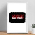 Framed Poster | Multiple Sizes & Frame Colors | 300 GSM Art Paper, Laminated | Fade-Proof Digital Print, Mounting Kit Included | Unisex | Personalized | Bold | Rebellion | Defiance | Everyday | Defiant - front_12x18In - 12x18In - mockup 7