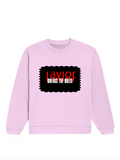Oversized Sweatshirt | Relaxed Fit | 400 GSM Cotton Blend | DTG Ready | Pre-Shrunk | Drop Shoulder | Unisex Adult | Personalized | DTG | Bold | Rebellion | Defiance | Everyday | Defiant - front - Light Baby Pink - mockup 1