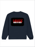 Oversized Sweatshirt | Relaxed Fit | 400 GSM Cotton Blend | DTG Ready | Pre-Shrunk | Drop Shoulder | Unisex Adult | Personalized | DTG | Bold | Rebellion | Defiance | Everyday | Defiant - back - Navy Blue - mockup 2