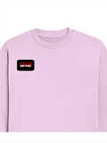 Oversized Sweatshirt | Relaxed Fit | 400 GSM Cotton Blend | DTG Ready | Pre-Shrunk | Drop Shoulder | Unisex Adult | Personalized | DTG | Bold | Rebellion | Defiance | Everyday | Defiant - right pocket - Light Baby Pink - mockup 4