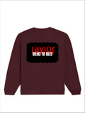 Oversized Sweatshirt | Relaxed Fit Drop Shoulder | 400 GSM Cotton Blend DTG | Pre-Shrunk Bio-Washed | Unisex Adult | Personalized | DTG | Bold | Rebellion | Defiance | Everyday | Defiant - back - Maroon - mockup 2