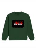 Oversized Sweatshirt | Relaxed Fit Unisex | 400 GSM Cotton Blend | Pre-Shrunk, Drop Shoulder Design | Personalized | DTG | Bold | Rebellion | Defiance | Everyday | Defiant - front - Bottle Green - mockup 1