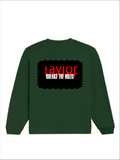 Oversized Sweatshirt | Relaxed Fit, Drop Shoulder | 400 GSM Cotton Blend, DTG Ready | Pre-Shrunk, Durable, Cozy | Unisex Adult | Personalized | DTG | Bold | Rebellion | Defiance | Everyday | Defiant - back - Bottle Green - mockup 2