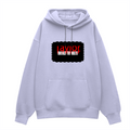 Oversized Hoodie | Relaxed Fit, Drop Shoulder | 400 GSM Cotton Blend | Pre-Shrunk, Warm | Unisex | Personalized | DTG | Bold | Rebellion | Defiance | Everyday | Defiant - front - Lavender - mockup 1