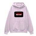 Oversized Hoodie | Relaxed Fit, Drop Shoulder | 400 GSM Cotton Blend | Pre-Shrunk, Warm | Unisex | Personalized | DTG | Bold | Rebellion | Defiance | Everyday | Defiant - front - Light Baby Pink - mockup 1