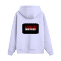 Oversized Hoodie | Relaxed Fit, Drop Shoulder | 400 GSM Cotton Blend | Pre-Shrunk, Warm | Unisex | Personalized | DTG | Bold | Rebellion | Defiance | Everyday | Defiant - back - Lavender - mockup 2