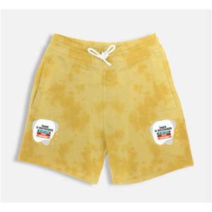 Graphic Design Tie Dye Shorts Embroidery