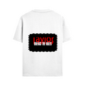 Male Standard Crew T-Shirt | Men's Regular Fit | 100% Cotton DTG Print | Soft & Durable | Personalized | DTG | Bold | Rebellion | Defiance | Everyday | Defiant - back - White - mockup 2