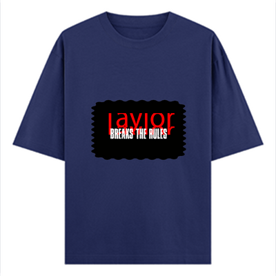 Oversized Classic T-Shirt | Unisex Oversized Fit | 100% Super-Combed Cotton, 240 GSM | Pre-Shrunk, Double-Stitched | Unisex | Personalized | DTG | Bold | Rebellion | Defiance | Everyday | Defiant - front - Royal Blue - mockup 1