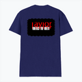 Men's V-Neck T-Shirt | Regular Fit | 180 GSM Bio-Washed Cotton | DTG Print Ready | Pre-Shrunk, Double Stitched | Personalized | DTG | Bold | Rebellion | Defiance | Everyday | Defiant - back - Royal Blue - mockup 2