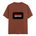 Men's Classic Crew T-Shirt | Regular Fit | 180 GSM Bio-Washed Cotton | DTG Printed | Double-Stitched Seams | Personalized | DTG | Bold | Rebellion | Defiance | Everyday | Defiant - front - Copper - mockup 1