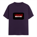 Men's Classic Crew T-Shirt | Regular Fit | 180 GSM Bio-Washed Cotton | DTG Printed | Double-Stitched Seams | Personalized | DTG | Bold | Rebellion | Defiance | Everyday | Defiant - front - Purple - mockup 1