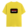 Men's Classic Crew T-Shirt | Regular Fit | 180 GSM Bio-Washed Cotton | DTG Printed | Double-Stitched Seams | Personalized | DTG | Bold | Rebellion | Defiance | Everyday | Defiant - back - New Yellow - mockup 2