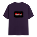 Men's Classic Crew T-Shirt | Regular Fit | 180 GSM Bio-Washed Cotton | DTG Printed | Double-Stitched Seams | Personalized | DTG | Bold | Rebellion | Defiance | Everyday | Defiant - back - Purple - mockup 2